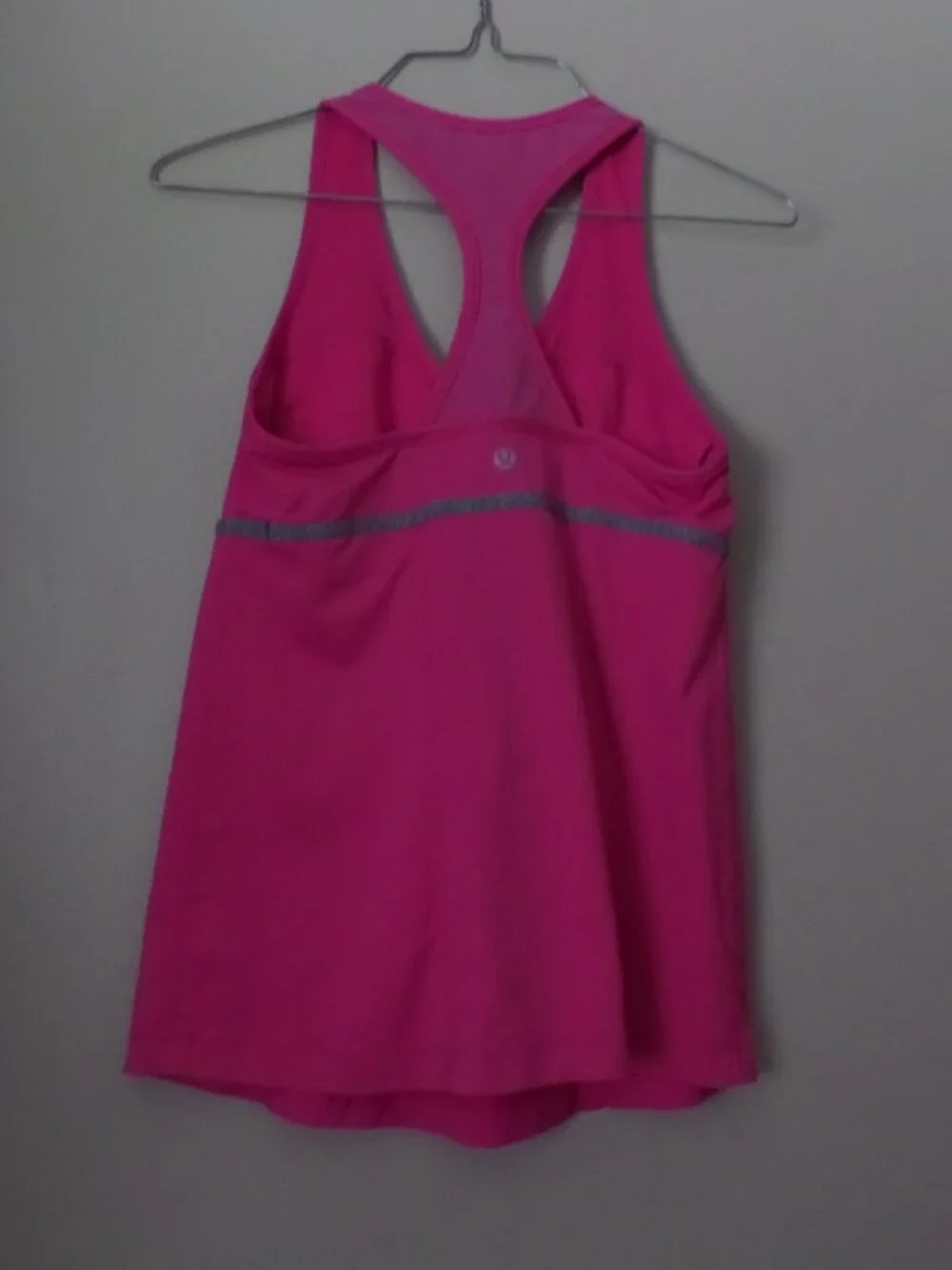 Lululemon Tech Pink/Gray Racerback Tank – Size 8